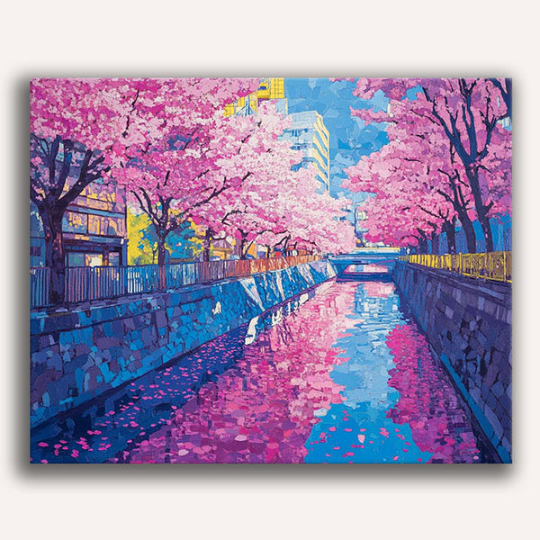 Cherry Blossom River
