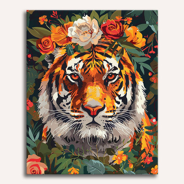 Floral Crowned Tiger