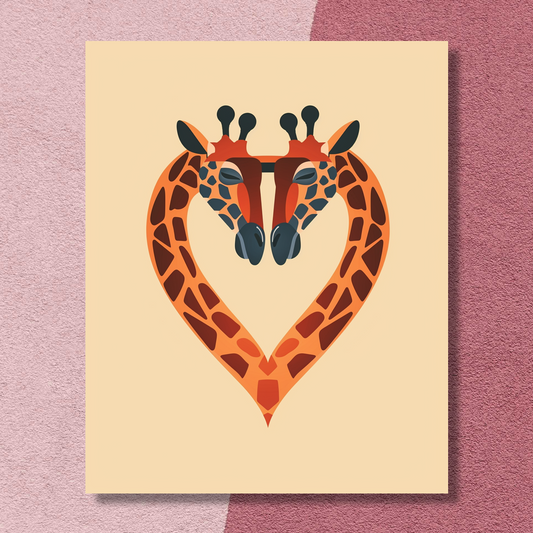 Giraffe Love